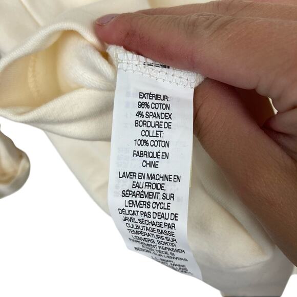 LL Bean Cream Button Front Cardigan Sz M - Picture 2 of 6